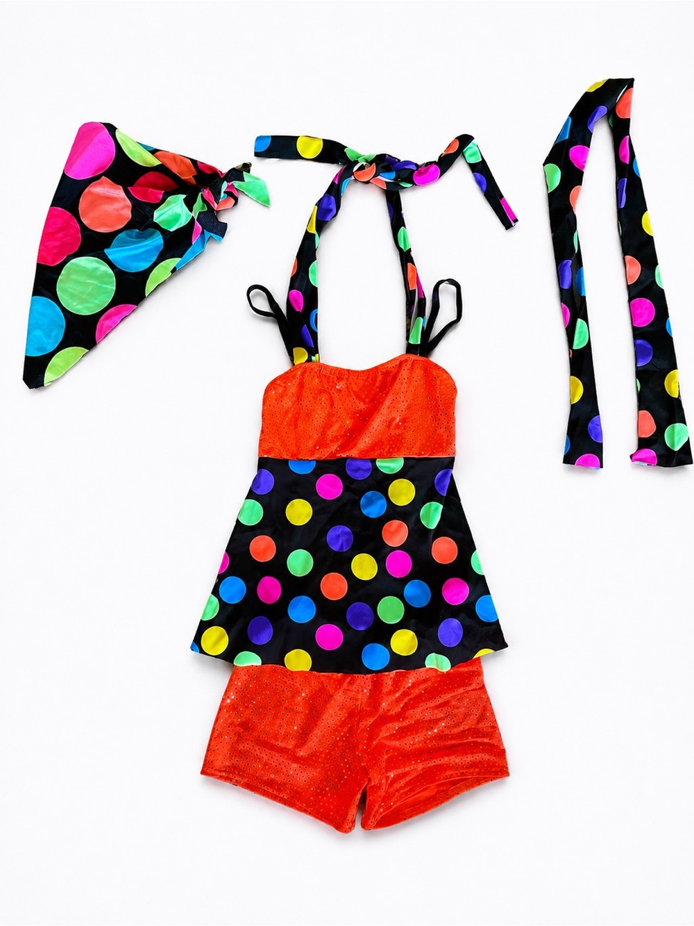 Multicolor Polka Dot Costume